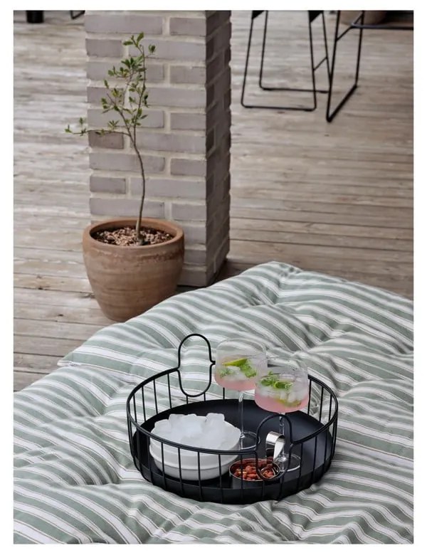 Fém tárolókosár ø 38x18 cm Inu – Zone