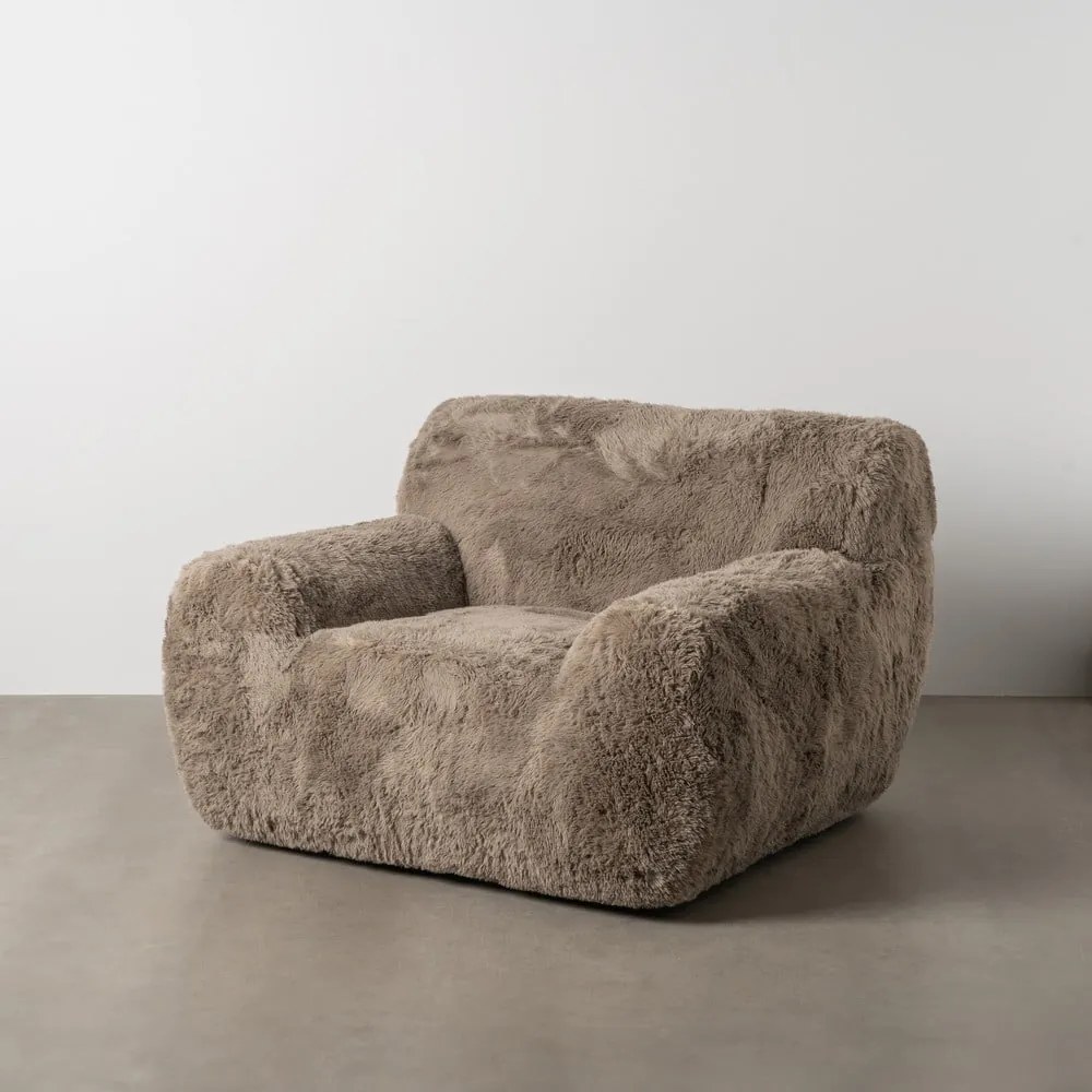 Barna fotel Teddy – Ixia