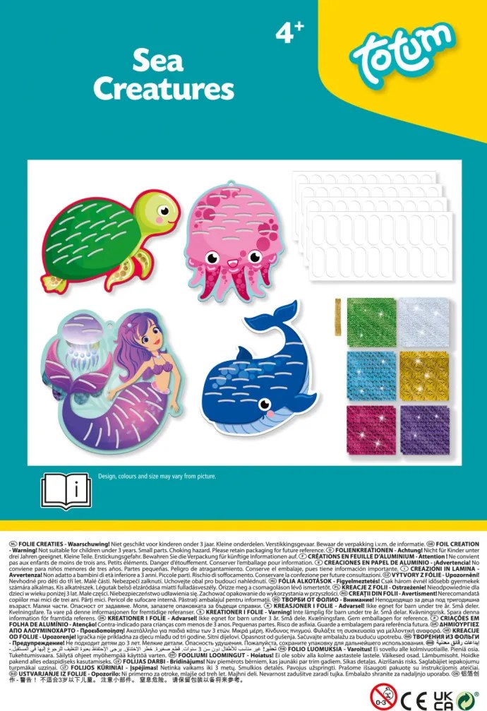 Tengeri lények Totum kreatív szett
