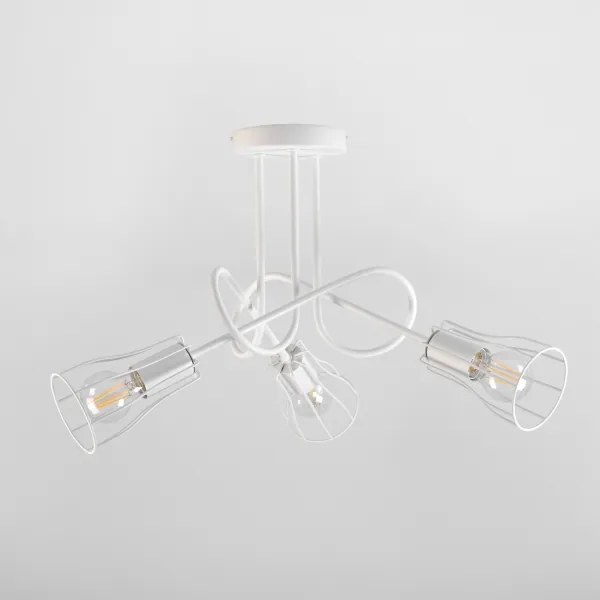 Felületre szerelhető csillár OXFORD 3xE27/15W/230V fehér