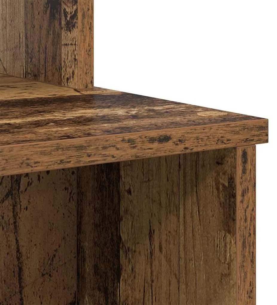 Íróasztal tárolóval Öreg fa 120.5 x 44 x 88.5 cm Faanyag
