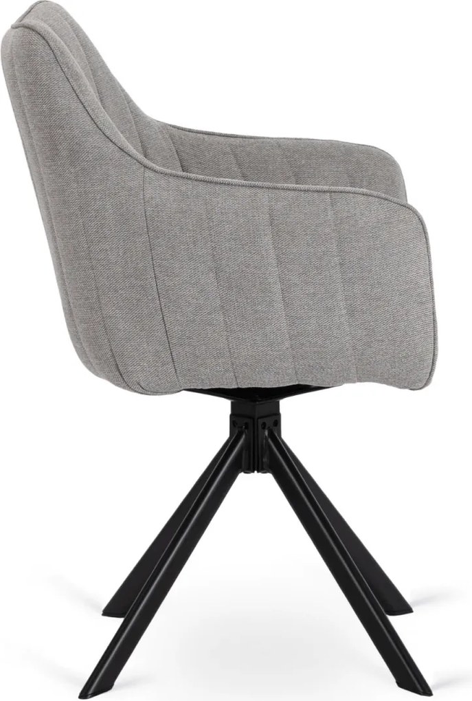 MUMBAI forgó étkezőszék szürke