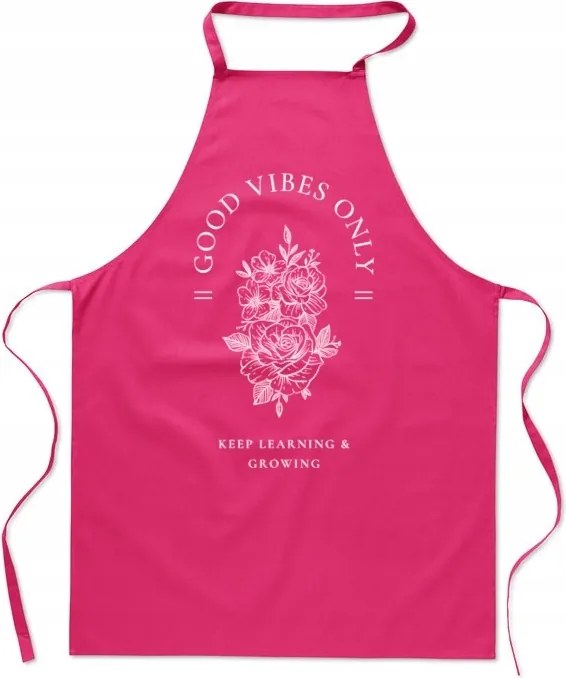 Konyhai kötény Good Vibes Only Divatos Pozitív nyomtatás