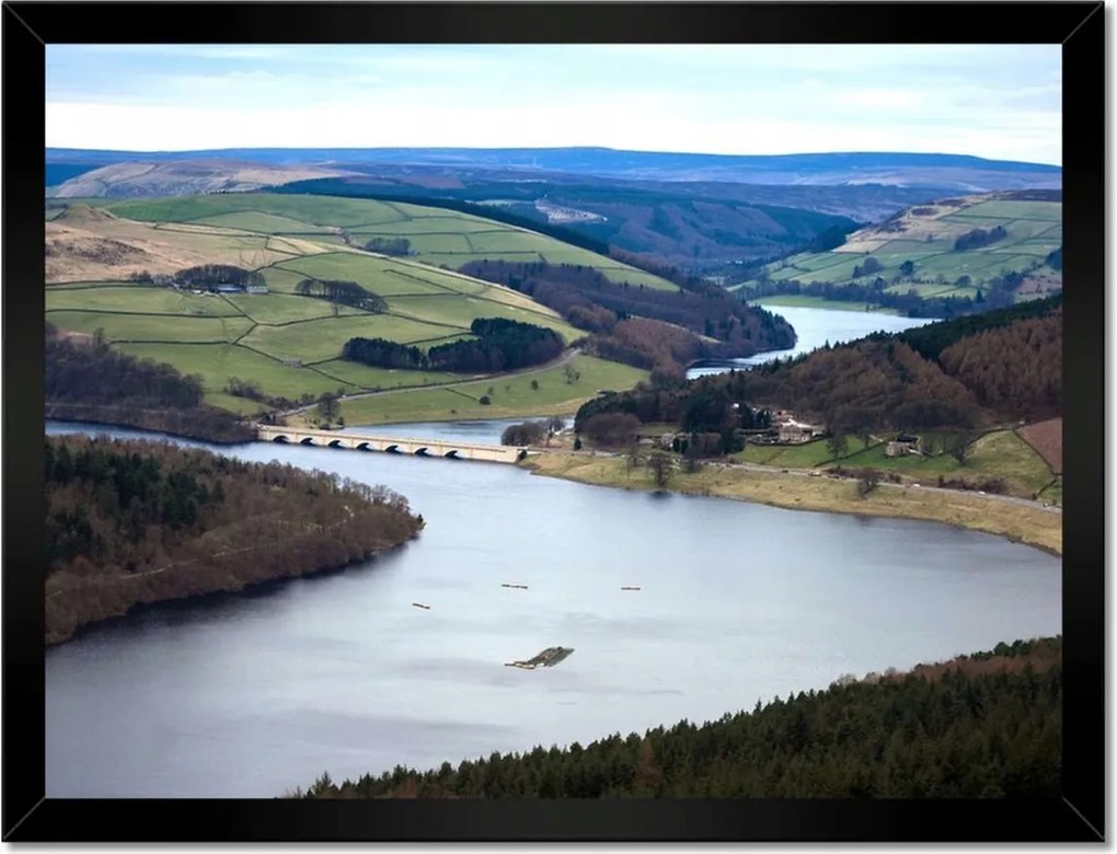 Poszterek keretben 40x30 Tájkép folyóval