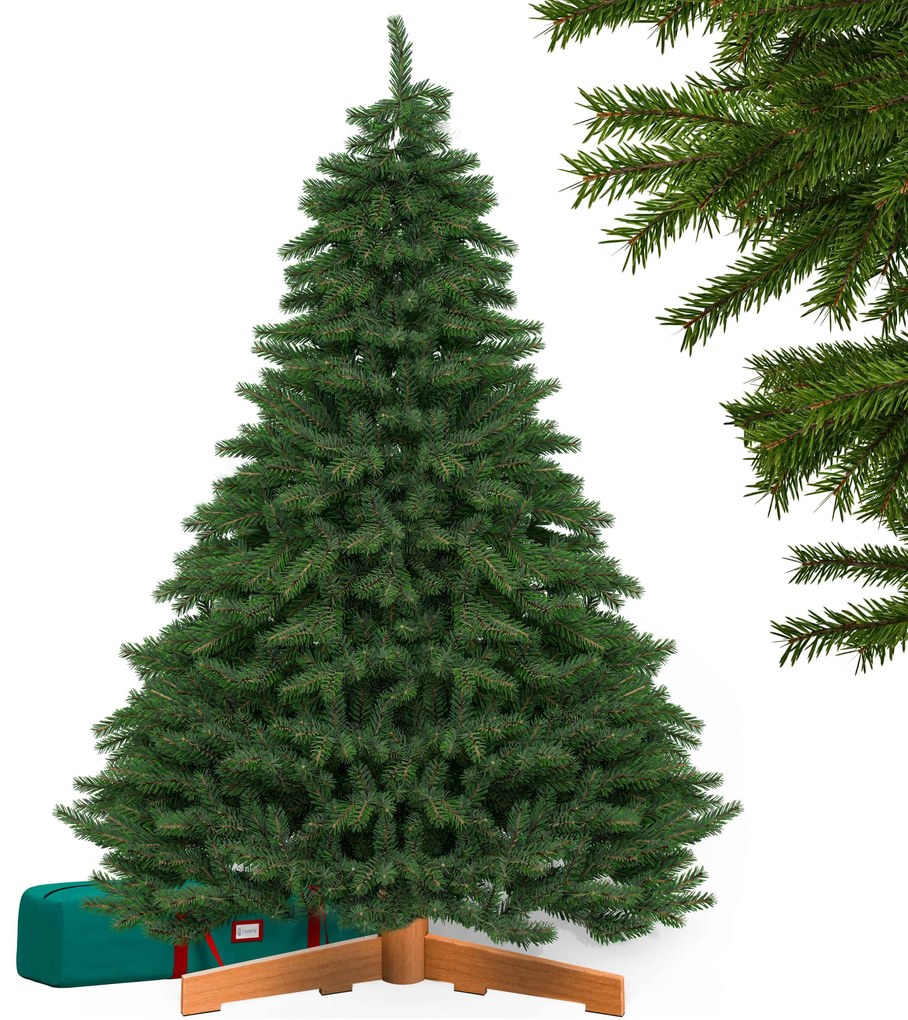 Deuba Mesterséges karácsonyfa 220 cm + fa talp