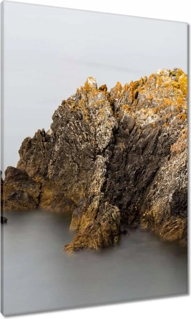 Vászonkép 70x100 Sziklák Tenger Nap