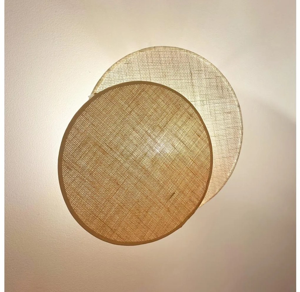 Brilagi Brilagi - Fali lámpa CIRCLES 1xE27/15W/230V 45x45 cm bézs/krémes BG1283