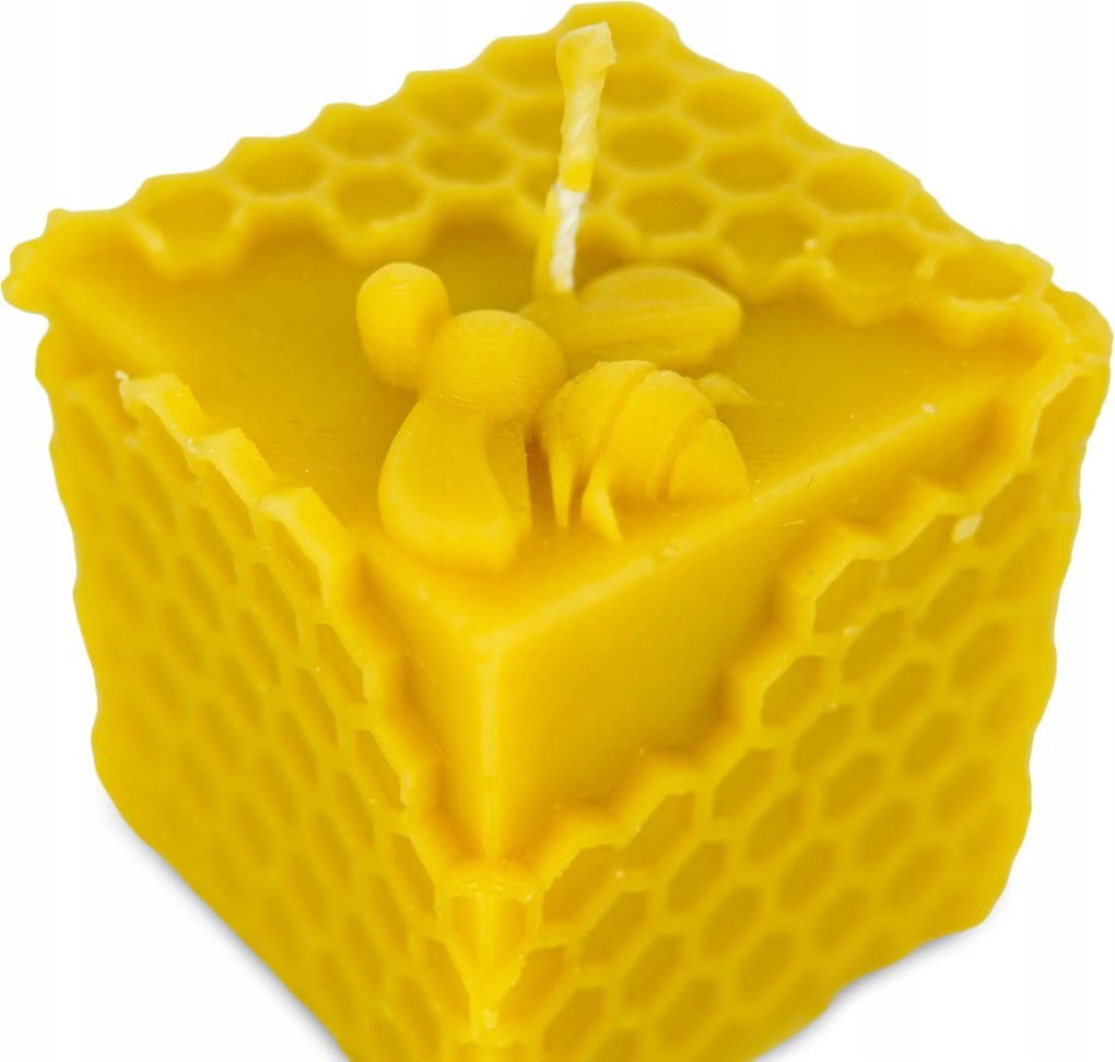 Méhviasz gyertya kocka szelet 100% Méhviasz Természetes