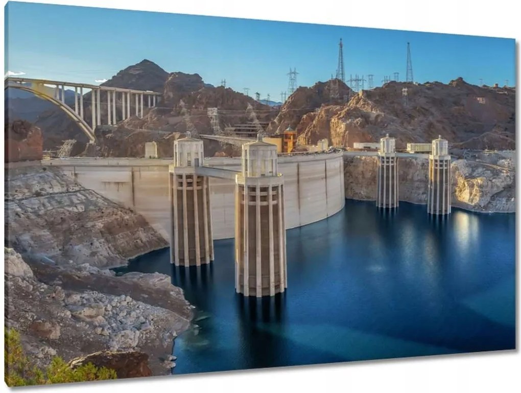 Festmények 120x80 Gát Tájkép