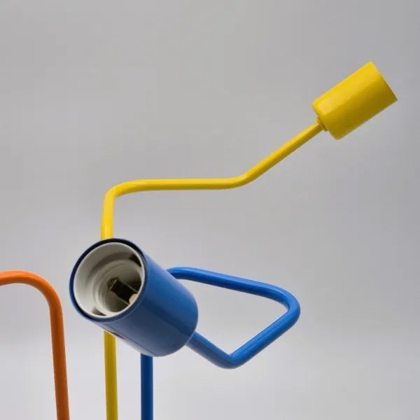 Felületre szerelhető csillár  MATYLDA 3xE27/60W/230V színes