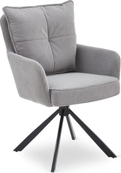 KRZESŁO Obrotowe CITY Szare