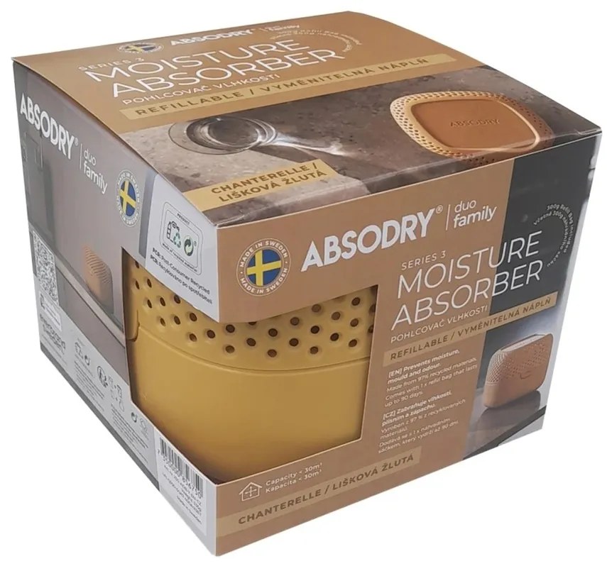 Everbrand Nedvességelnyelő Absodry Duo Family Bag3-sorozat, 30 m3-ig, Chantarelle