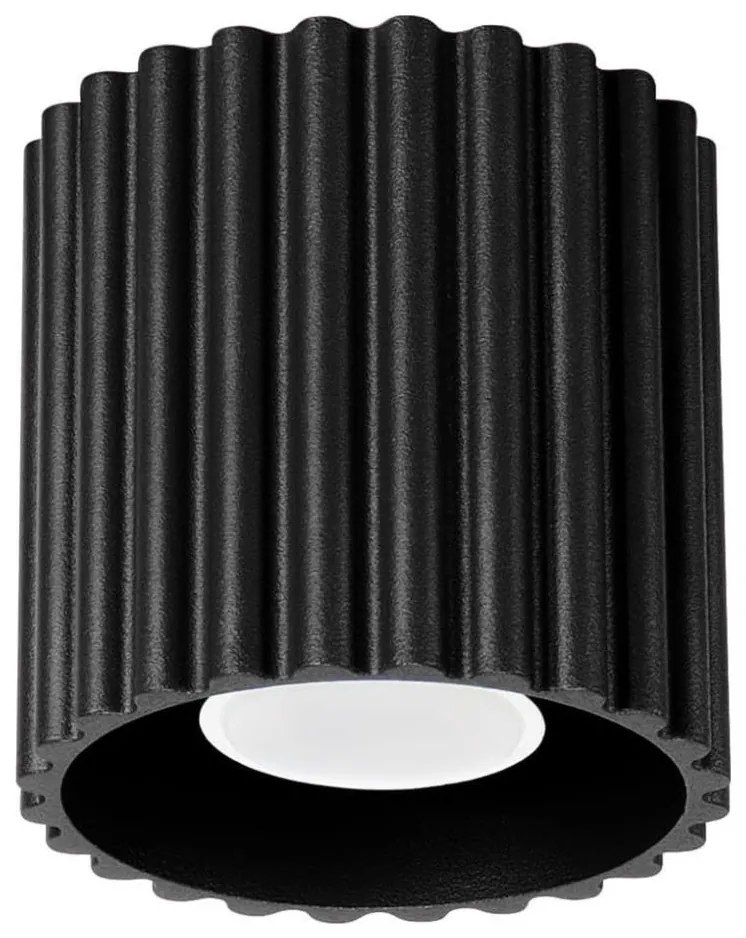 Sollux SL.1784 - AURA spotlámpa 1xGU10/10W/230V 10 cm fekete