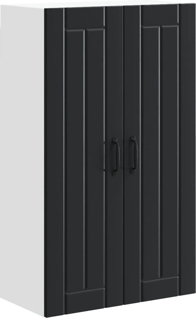 vidaXL Konyhaszekrény Fekete 60 x 31 x 100 cm Faanyag