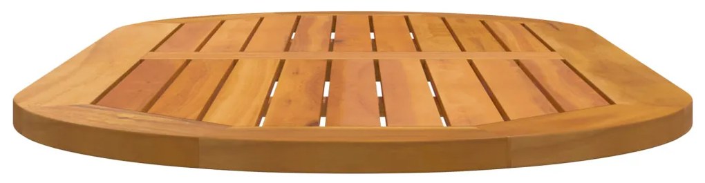 Asztallap 110x55x2,2 cm Ovális Tömör Fa Akácfa