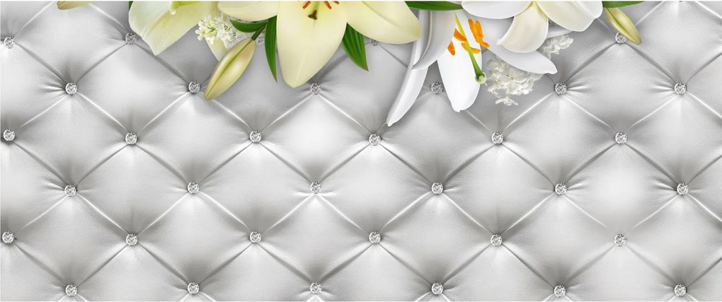 Liliom virágok képe (120x50 cm)