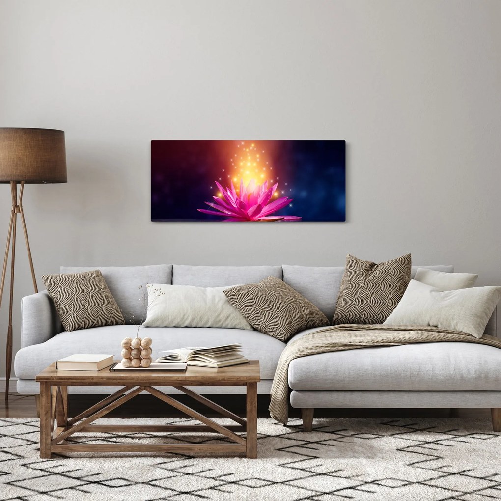 Tavirózsa a vízen képe (120x50 cm)
