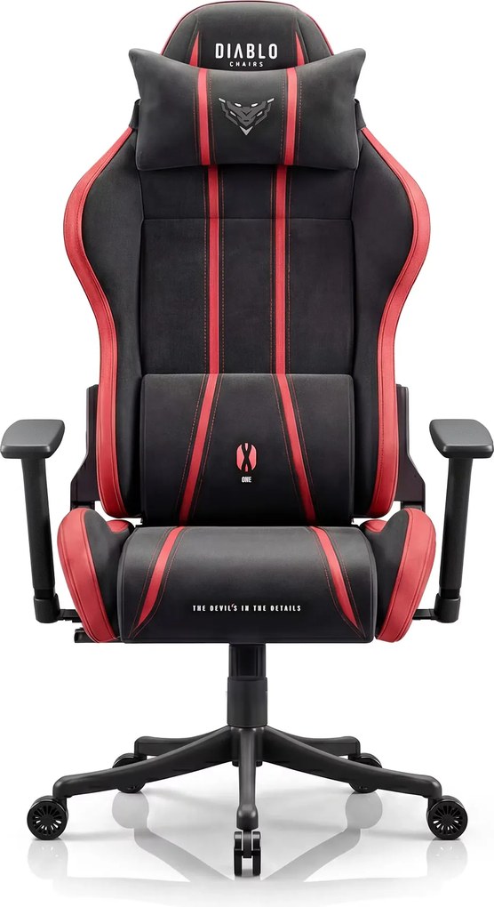 Szövet gamer szék fekete-piros Diablo X-One 2.0 Bloody Mary Small