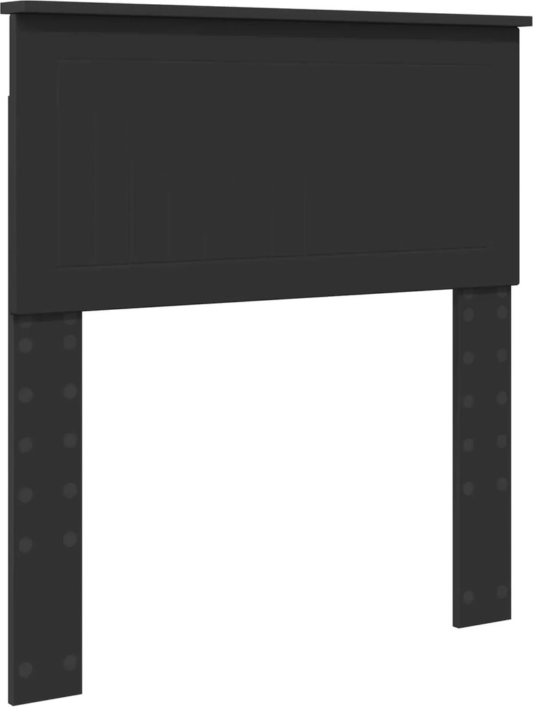 vidaXL Fejtámla Fekete tölgy 80 cm Faanyag