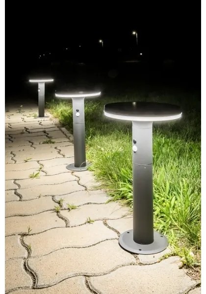 Rabalux 77018 - LED Napelemes lámpa érzékelővel ALASKA LED/10W/3,7V IP44