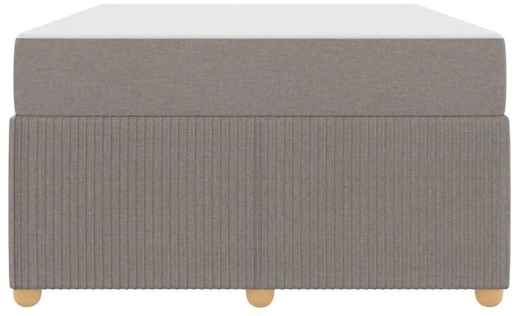 Ágykeret matraccal matracmal Tópszínű 120 x 190 cm szövet