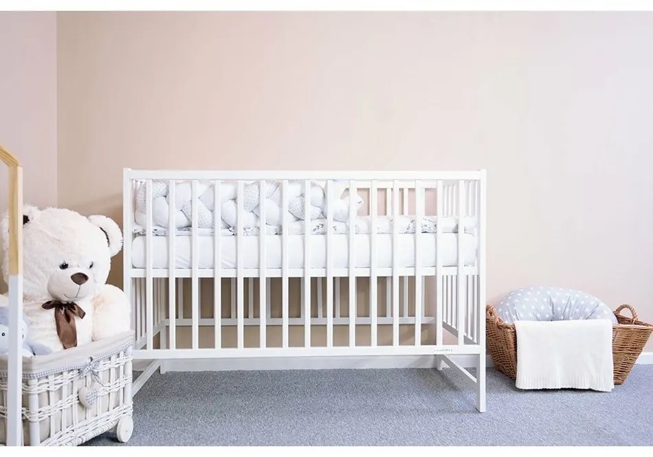 New Baby kiságy Basic, fehér