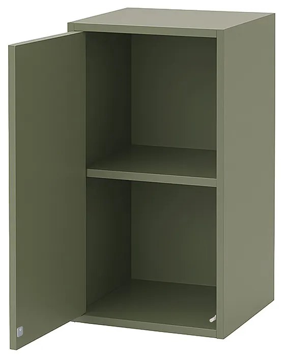 Boxie 1 ajtós fali szekrény 80x40x37 cm zöld