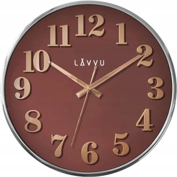 Lavvu Piros fa utánzatú falióra