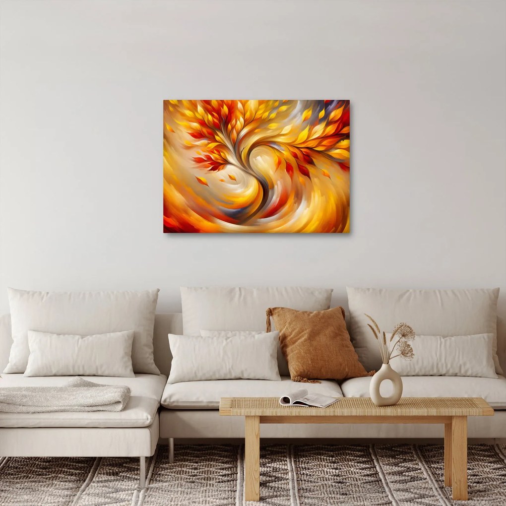 Kép - Őszi fa (70x50 cm)