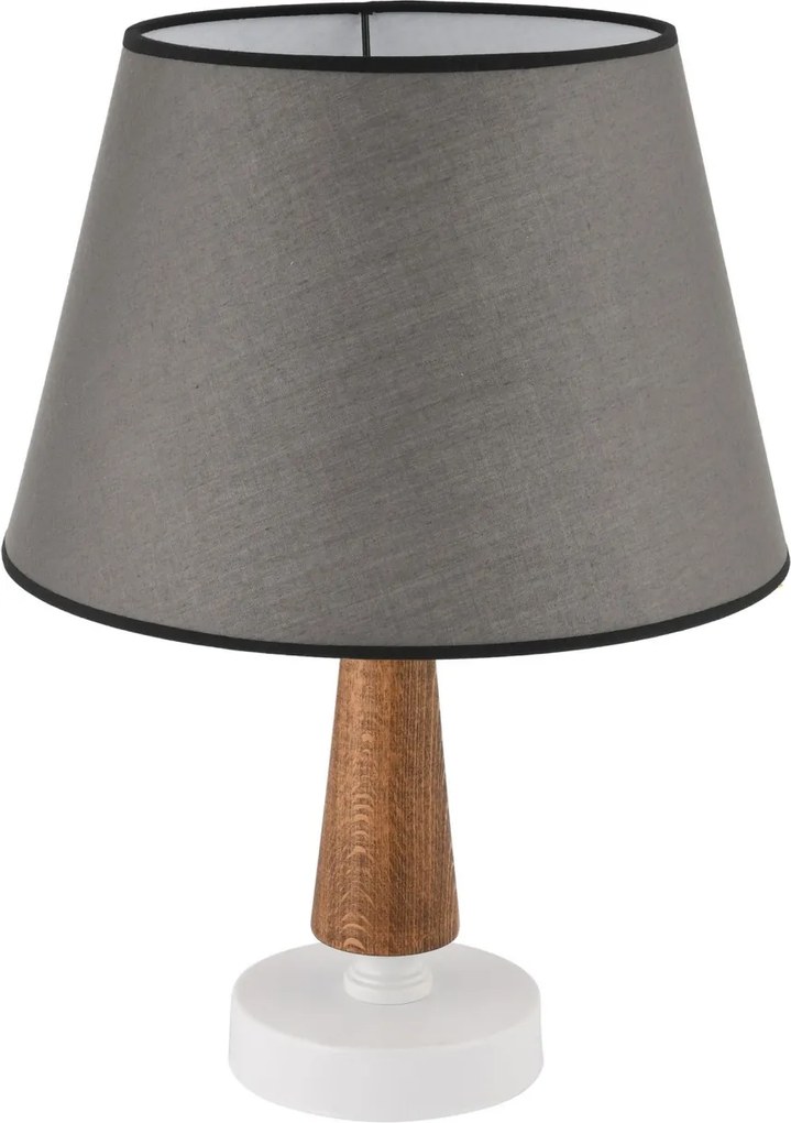 Fém éjjeli lámpa, szürke-barna, 20 cm – TR390FLH2725