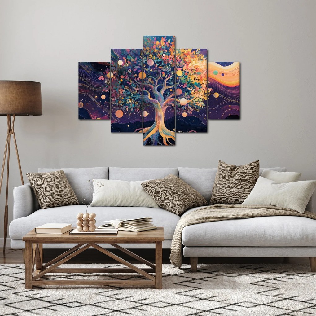 Kép – Lila fa tele energiával (150x105 cm)