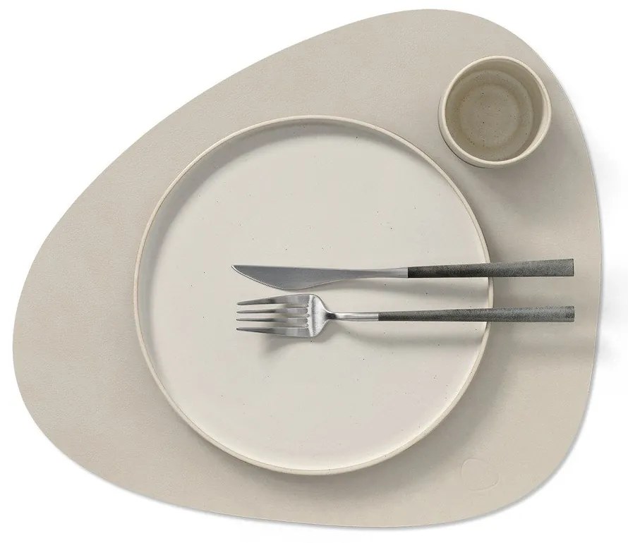 Öko bőr tányéralátét 37x44 cm Curve L Nupo – LIND DNA