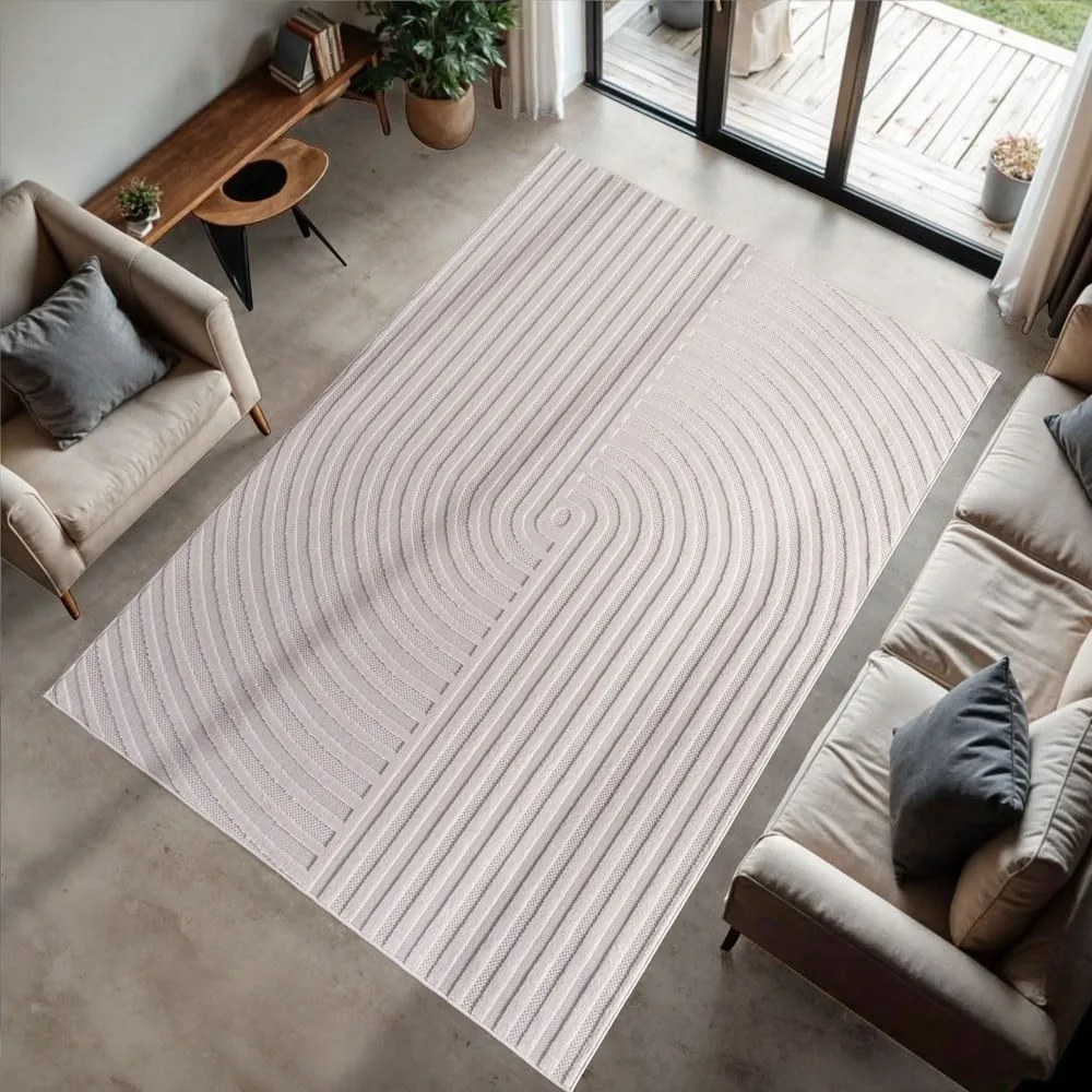 Krémszínű kültéri-beltéri szőnyeg 160x230 cm Doha 1658 Cream – Ayyildiz Carpets