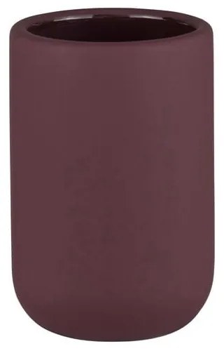 Sötétlila kerámia fogkefetartó pohár Lotus Play – Mette Ditmer Denmark