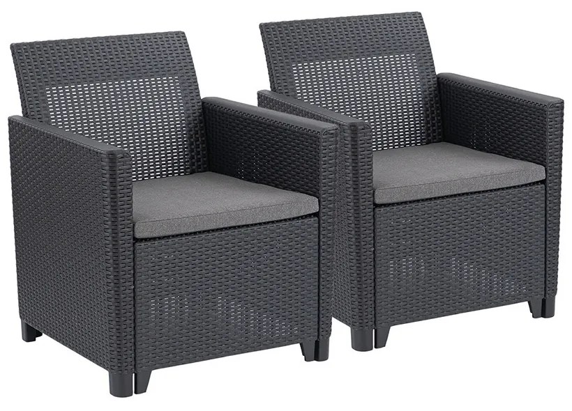 Claire duo műrattan kerti fotel