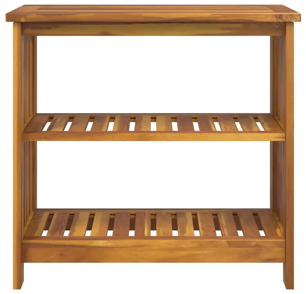 Kerti szekrény polcokkal tárolóval Barna 75 x 35 x 70cm