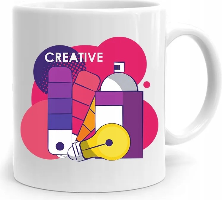 Ajándék Bögre Creative Számítógépes Grafikusnak, fényképes nyomtatással