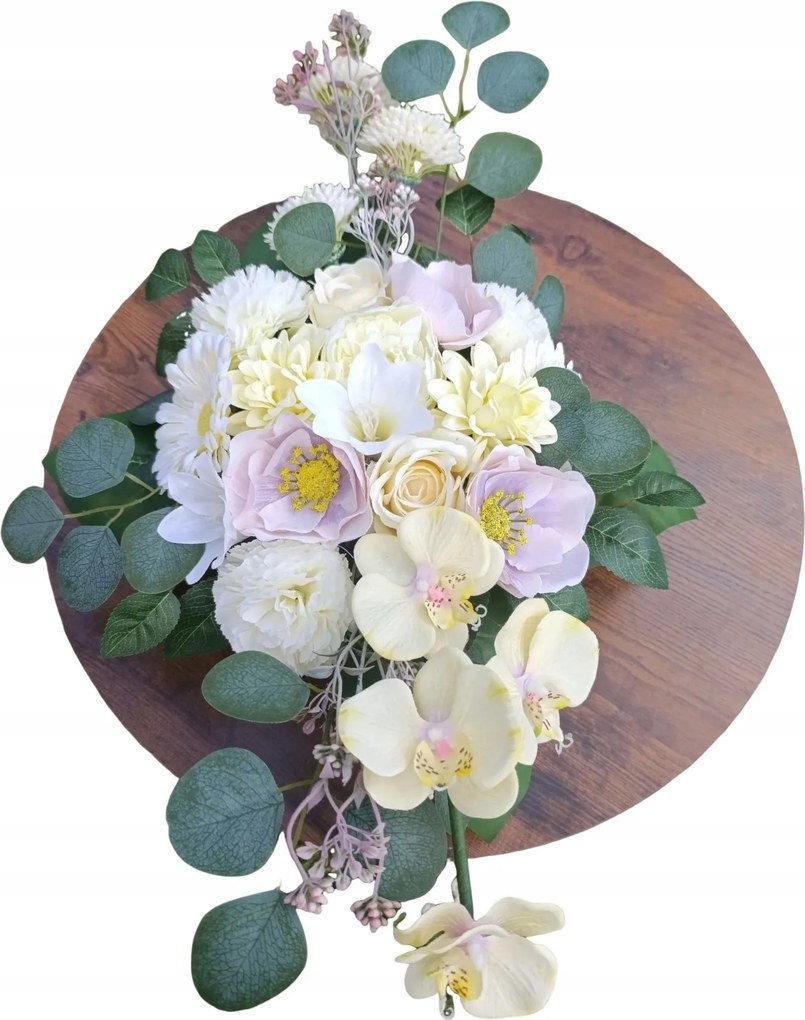 Nád Csokor Nagy Művirág Kompozíció Sír Temető Orchidea