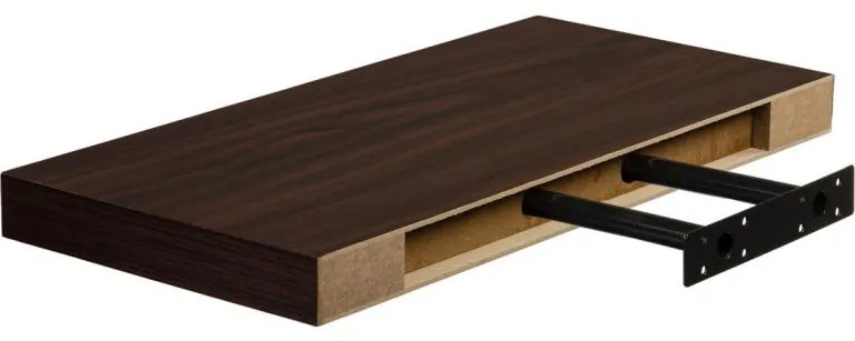 STILISTA Fali polc VOLATO 50 cm fa sötét