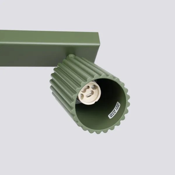 Sollux SL.1623 - Spotlámpa KARBON 6xGU10/10W/230V zöld