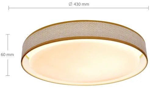 Brilagi - KIANIA LED 48W 230V állítható mennyezeti lámpa 3000-6500K + DO