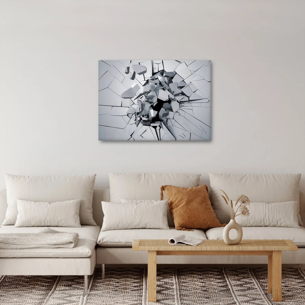 3D absztrakciós kép (70x50 cm)