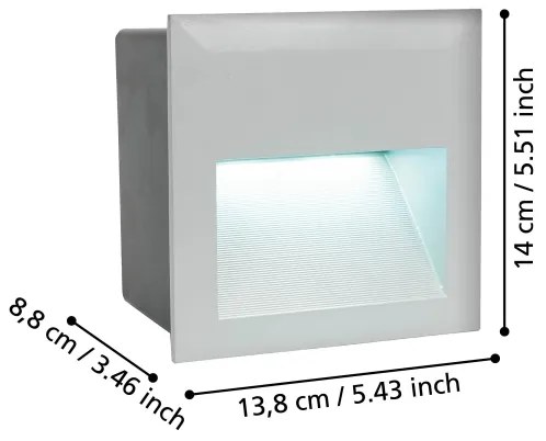 Eglo 95235 - LED Kültéri irányfény ZIMBA 1xLED/3,7W/230V