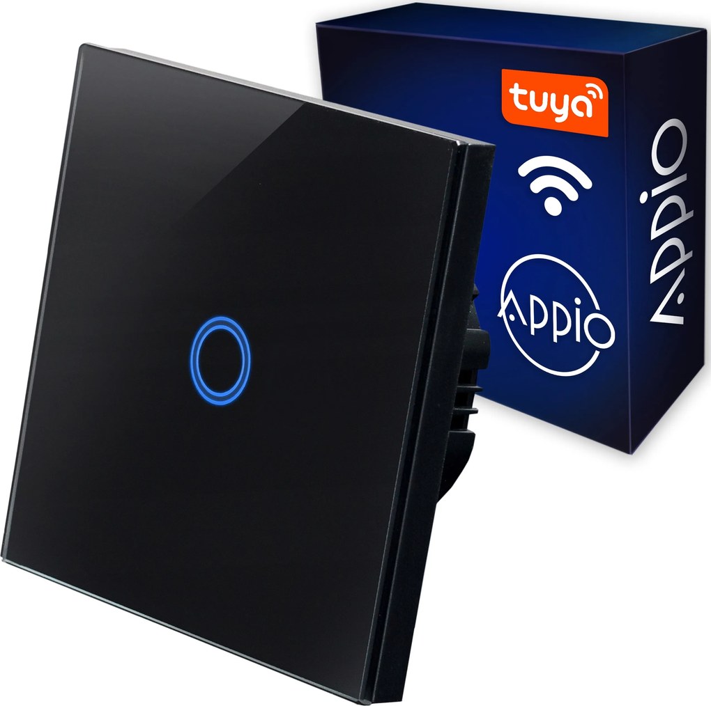 Érintőkapcsoló Fénykapcsoló Üveg szimpla Led WiFi Tuya Smart