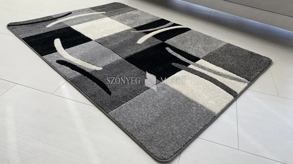 Comfort 4771 szürke modern szőnyeg 80 cm-es szett