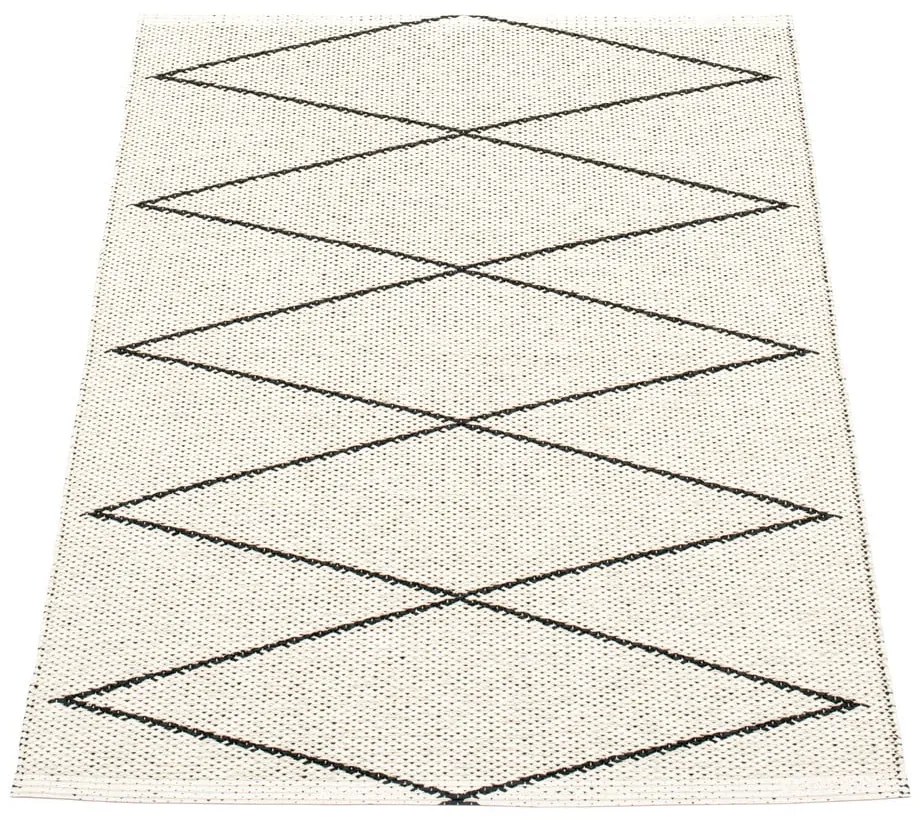 Fekete kültéri-beltéri szőnyeg 70x100 cm Max Black – Pappelina