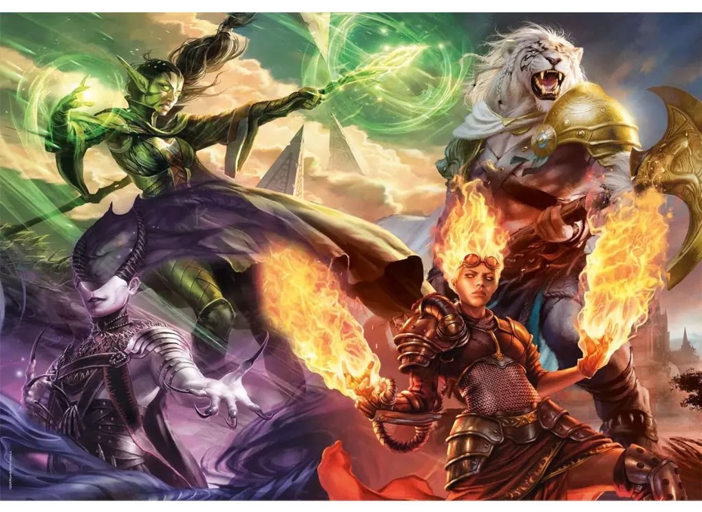 Magic: The Gathering Masters of Mana 500 db-os puzzle Clementoni