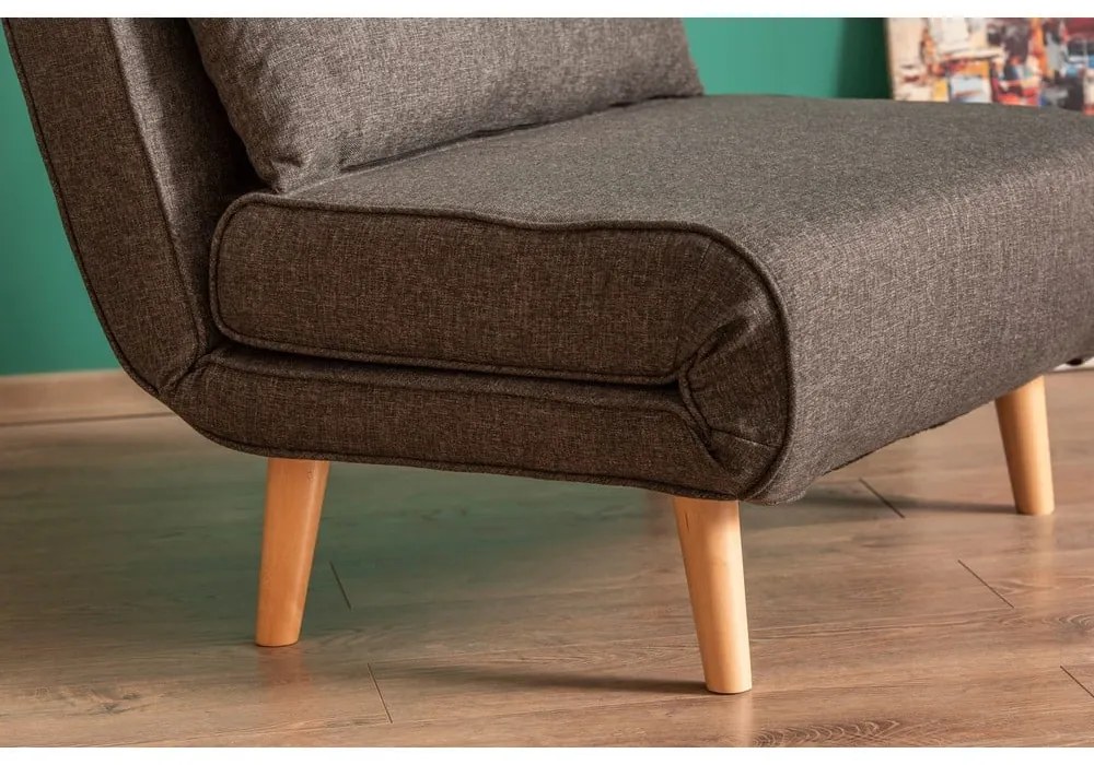 Sötétszürke fotel Folde – Artie