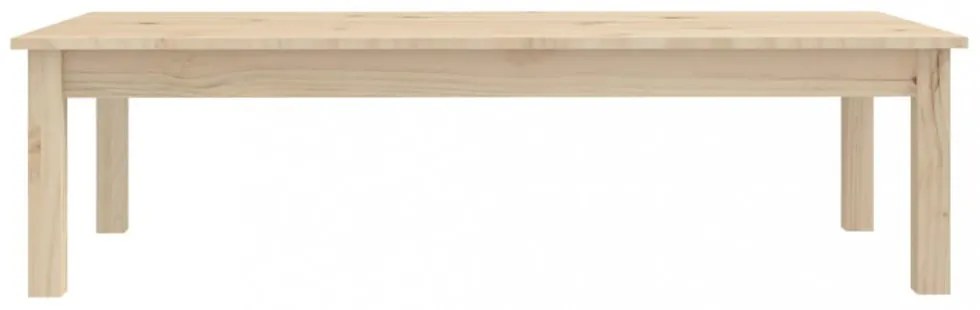 tömör fenyőfa dohányzóasztal 110 x 50 x 30 cm