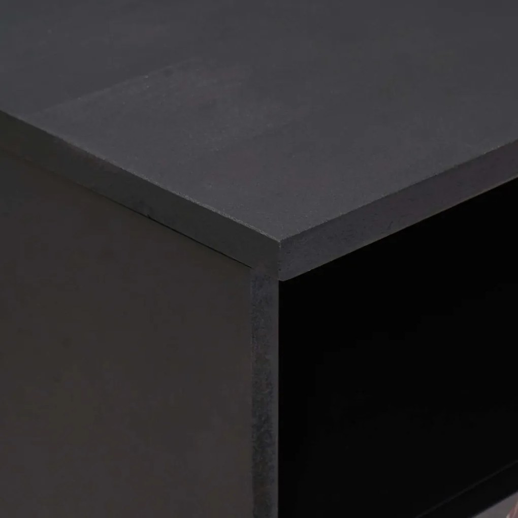 Éjjeli asztal 2 pcs Barna 40 x 33 x 46 cm Tömör Mangófát